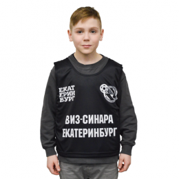 Манишка-майка футбольная детская, материал: ложная сетка