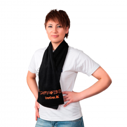 Шарф флисовый однослойный, без нанесения