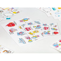 Наклейки UV-DTF Stiker Pack на заказ, S