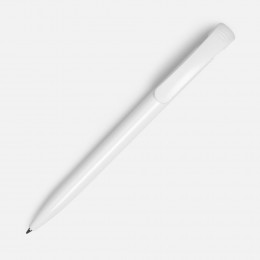 Ручка шариковая Clear Solid, белая