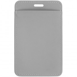 Чехол для пропуска Shall Simple, серый