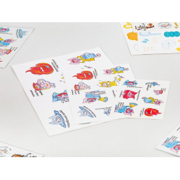 Наклейки ПВХ Sticker Pack на заказ, L