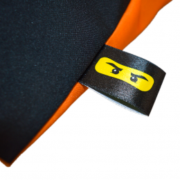 Ярлык для одежды атласный с цветной печатью 1,2х5 см