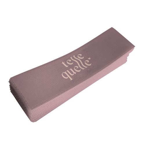 Этикетка атласная с цветной печатью 1,2х2 см