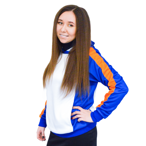 Толстовка с лампасами унисекс с полной запечаткой 44
