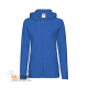 Толстовка без начеса "Ladies Lightweight Hooded Sweat" ярко-синий 