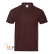 Рубашка поло мужская STAN хлопок/полиэстер 185, 04 тёмно-шоколадный 